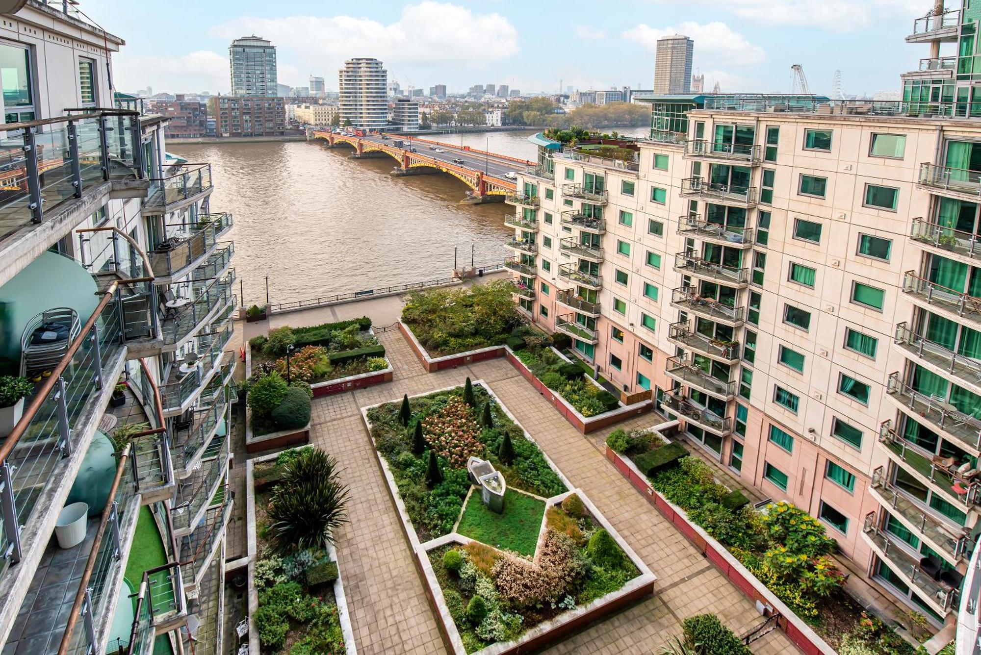 Modern 2 Bedroom 2 Bath Apartment With River View London Eksteriør bilde